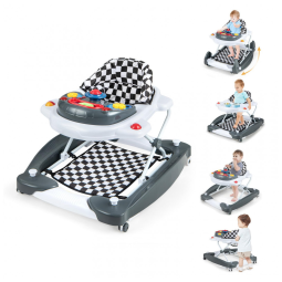 Andador 6 em 1 para Bebê BABY JOY com Música, Luzes, Modo Balanço – Altura Ajustável para Meninos e Meninas de 6 a 18 Meses.