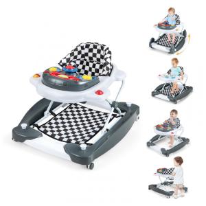 Andador 6 em 1 para Bebê BABY JOY com Música, Luzes, Modo Balanço – Altura Ajustável para Meninos e Meninas de 6 a 18 Meses.