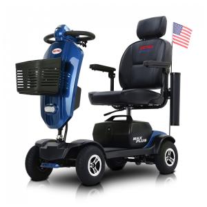 Cadeira de Rodas Elétrica Dobrável Metro Mobility para Adultos, 136 kg de Capacidade, Scooter para Idosos, Viagem, Porta USB e 2 Suportes