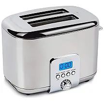 Torradeira Elétrica, Aço Inoxidável, 2 Fatias, 6 Níveis Sombra, 110v, ALL CLAD TJ822D51, Prateado