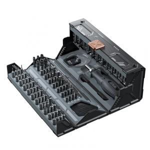 Kit de Chaves de Fenda Ratchet de Precisão JAKEMY 180 Peças FO169 CR-V Caixa ABS Compacta