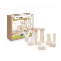 Blocos de Madeira Guidecraft Toddler Branch Blocks Natural Lixado 15 Peças G6769