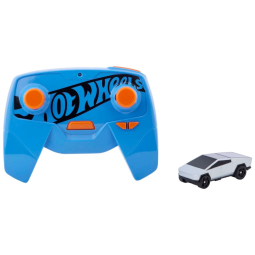 Carro de Corrida Tesla Cybertruck com Controle Remoto Recarregável, Escala 1:64, Hot Wheels