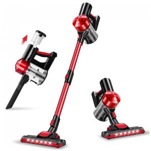 Aspirador de Pó sem Fio iwoly C150 Recarregável com Bateria Removível de 2200mAh, 18kPa, Filtro HEPA, Leve e Portátil