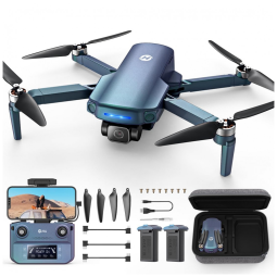 Drone e Acessórios para Adultos com Câmera 4K, Transmissão de Vídeo até 3 km, Retorno Automático, Função Seguir e Motor Sem Escova