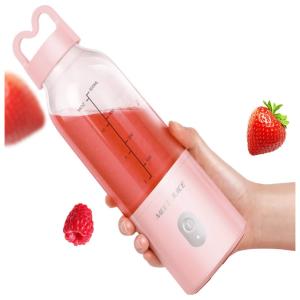 Liquidificador Portátil 400mL com Carregamento USB, 110v, MEET JUICE, Azul