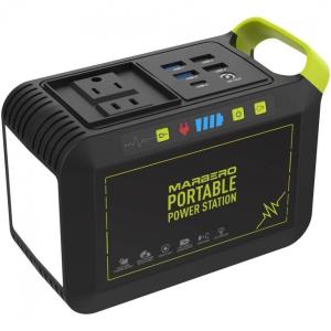 MARBERO Gerador de Energia Solar Portátil 24000mAh á Bateria de Lítio 110V, , 80W Pico 120W