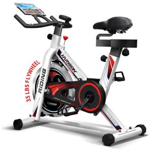 Bicicleta Ergométrica com Suporte para Tablet até 127 kg, Branca, HARISON, Branco