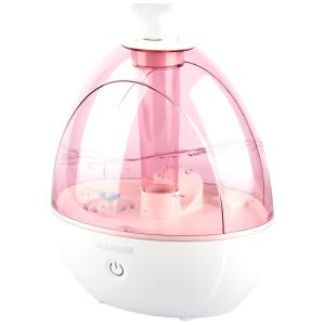 Umidificador Ultrassônico Portátil UCAREAIR 2 Litros até 30H e Giratório em 360 , 110V, Branco e Rosa