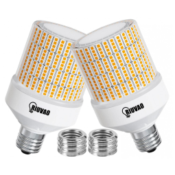 Lâmpada de Milho LED 70W, Equivalente a 700W, 9100LM, 3000K Branco Quente, Impermeável, Economia de Energia de 90%, Base E26/E39,RIUVAO