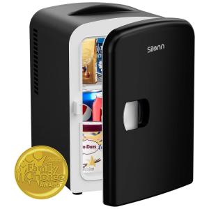 Mini Geladeira para Skincare 4 Litros, 12V, Branca, 110v, SILONN SLRE01B, Branco