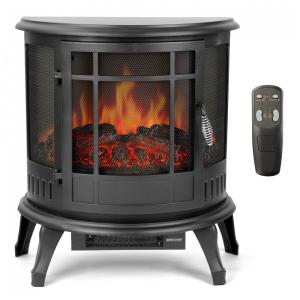 Lareira Elétrica Portátil com Controle Remoto e Temporizador, 110V 1500W, FLAME SHADE, Preta