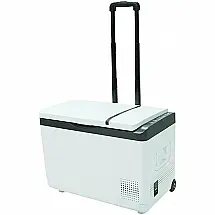 JUNKUN Mini Geladeira, Cooler Automotiva Elétrico Portátil 30L, 110V, Branco