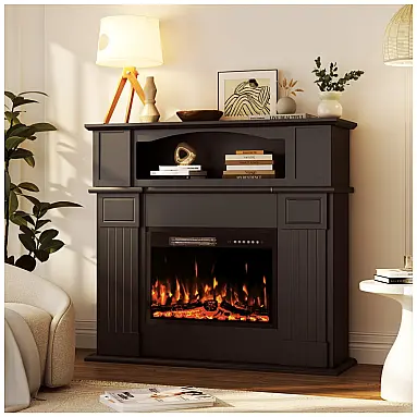 Lareira Elétrica PRETZI 110x101cm 1500W