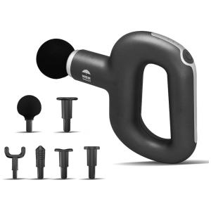 ador Pistola Elétrico Profissional Sem Fio 6 Acessórios, WBM SMART Massage Gun, Branco