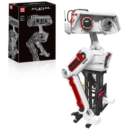 Kit de Construção Star Plan Toys BD-1 com 3012 Peças para Crianças e Adultos, Mould King, Branco e Vermelho