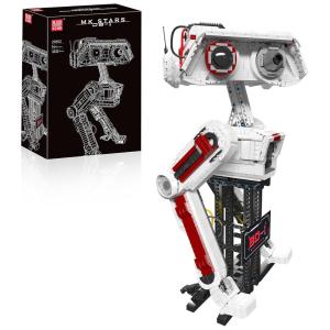 Kit de Construção Star Plan Toys BD-1 com 3012 Peças para Crianças e Adultos, Mould King, Branco e Vermelho