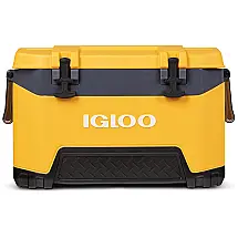 Cooler Caixa Térmica Portátil 52 Litros, IGLOO, Amarelo