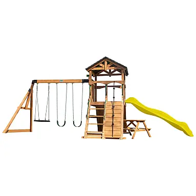 Playground Infantil de Madeira com