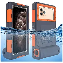 Willbox Capinha Universal a Prova dÁgua com Vidro Temperado, Laranja