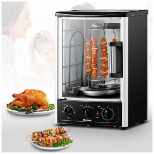 Forno Multifuncional 1200W, 20L, 110v, COSTWAY 23639 CYPE, Preto