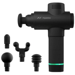 Massageador Pistola Elétrico Profissional Sem Fio 5 Acessórios, HYPERICE, Cinza