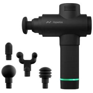 Massageador Pistola Elétrico Profissional Sem Fio 5 Acessórios, HYPERICE, Cinza