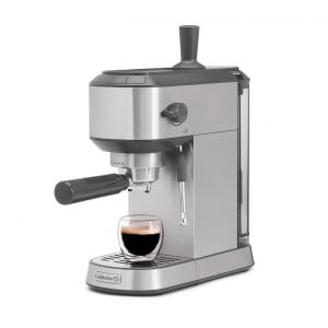 Máquina de Café Expresso em Aço Inoxidável com Bocal de Leite, 110V, Calphalon, Cinza