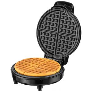 Mini Máquina de Waflle Antiaderente em Formato Clássico 1000W Cor, 110v, VCJ, Preto