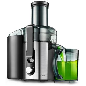 Centrífuga de Sucos FaayFian 800W, Boca Larga 85mm, 2 Velocidades, 1L, Inox/BPA Free, Limpeza Fácil