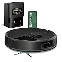 Robô Aspirador iRobot Roomba 504 Plus com Base AutoEmpty, LiDAR, Escovas Anti-Emaranhado e Sucção Extrema 210min Preto