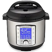 Panela de Pressão Elétrica 10 em 1 Capacidade 5.6L 1200W 110V, INSTANT POT Duo Evo Plus, Prateado