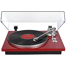 Vitrola Toca Discos Retrô Vitrola, 3 Velocidades com Bluetooth, 110v, DIGITNOW M619 01, Vermelho