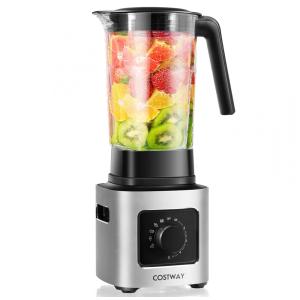 Liquidificador de Bancada 2L de Capacidade 5 Velocidades 1500W, 110v, COSTWAY, Preto