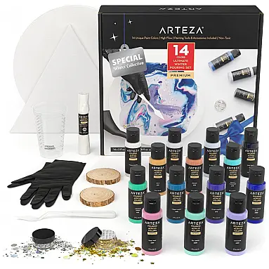 Kit de Tinta Acrílica Profissional