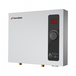Aquecedor de Água Elétrico de Passagem Thermomate Cinza 14kW Digital Residencial Chuveiro Modelo ET140 240V
