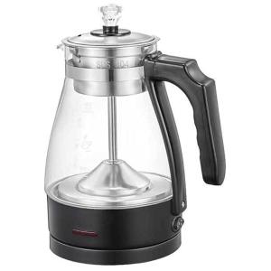 Chaleira Elétrica 1L de Aço Inoxidável e Controle de Temperatura, 110v, SFFD, Preto