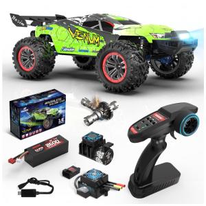Carri RC 4X4 Escala 1:8 a Prova d'Água, Atinge 80 km/h em Todos os Terrenos, VENUM, Verde