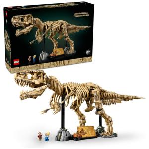 LEGO Jurassic World Esqueleto Tyrannosaurus Rex 112 Escala 3145 Peças - Presente Adulto e Decoração