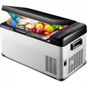 Mini Geladeira, Cooler Automotiva Elétrico Portátil 18L, 110v, DFYR, Cinza