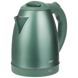 Chaleira Elétrica 1,7L em Aço Inoxidável com Fervura Rápida, Desligamento Automático e Base Giratória, 1100W, COOK WITH COLOR, Verde