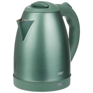 Chaleira Elétrica 1,7L em Aço Inoxidável com Fervura Rápida, Desligamento Automático e Base Giratória, 1100W, COOK WITH COLOR, Verde