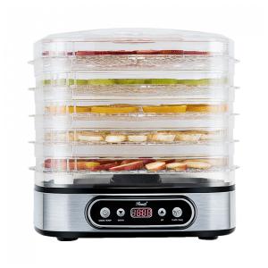 Desidratador de Alimentos Rosewill RHFD 19001, 5 Bandejas, Prata e Transparente