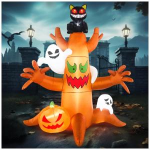 Decoração para Halloween Inflável com Luzes LED