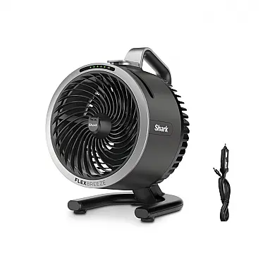 Ventilador portátil com névoa Shark