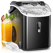 Máquina de Gelo até 11 kg em 24H Portátil, 110V, AGLUCKY R600a, Vermelha
