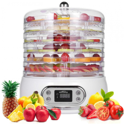 Wesoky Máquina para desidratar alimentos, de 6 bandejas, 400 w, 110 V