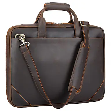 Bolsa Maleta de Couro Unissex
