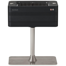 Churrasqueira a Carvão com Ignição Elétrica e Sistema Rotativo, Cor, EVERDURE FUSION, Preto