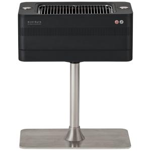 Churrasqueira a Carvão com Ignição Elétrica e Sistema Rotativo, Cor, EVERDURE FUSION, Preto